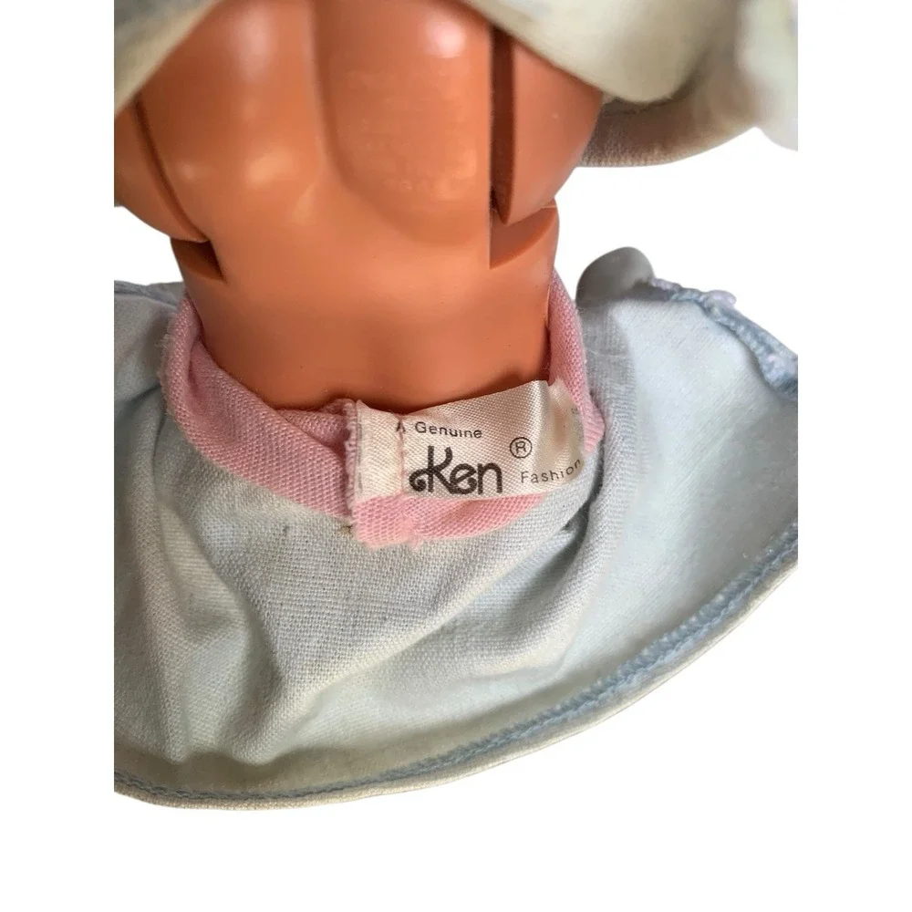 Vintage 1968 Ken Barbie Doll Molded Brown Hair Bendable 3Click Leg Hong Kong D47